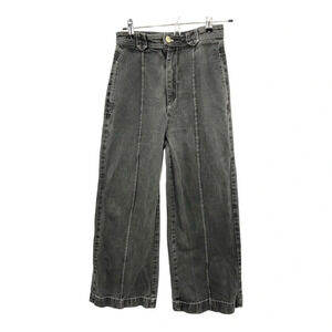 Urban Outfitters BDG Y2K High Rise Wide Leg Black Wash Denim Jeans Pants size 26